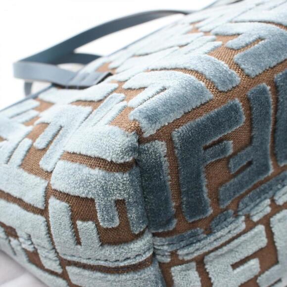 FENDI Brown Leather Tote Bag - Picture 6 of 7